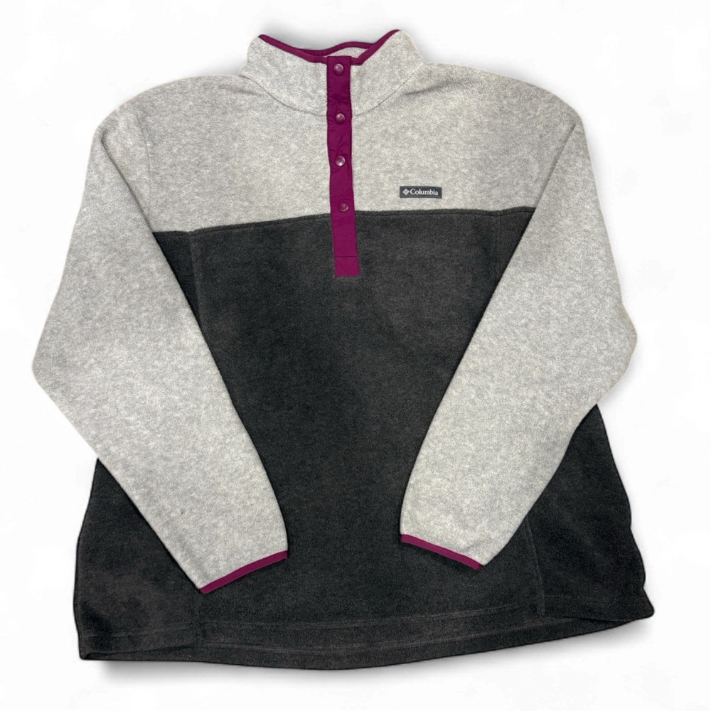 Columbia Women’s Colorblock Snap Fleece Pullover – Size 2X
